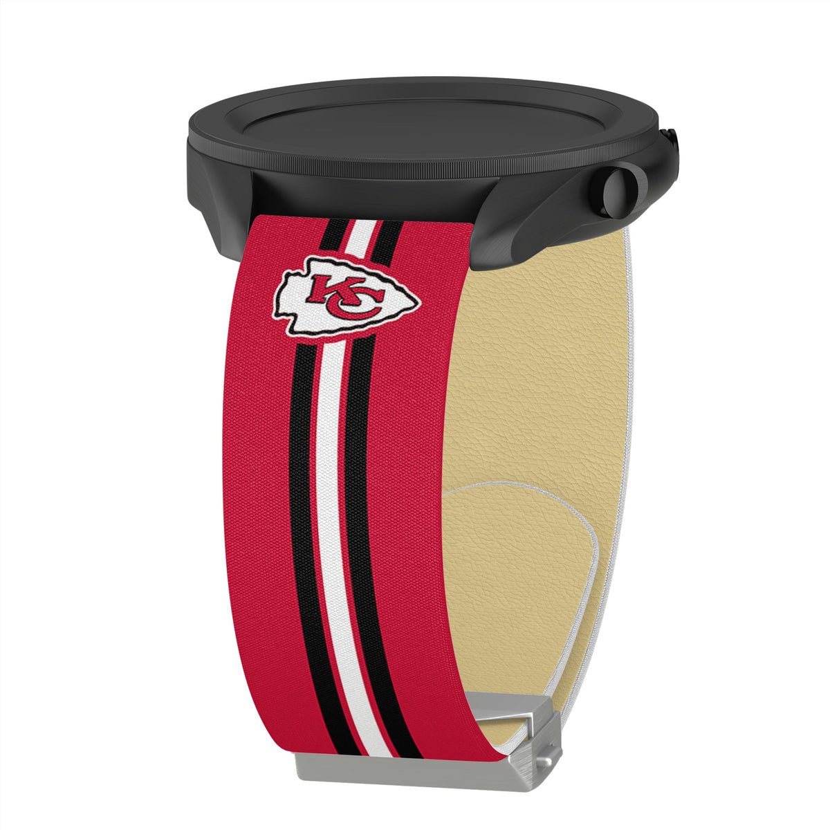 Game Time Kansas City Chiefs Signature Series Quick Change Watch Band With Engraved Buckle