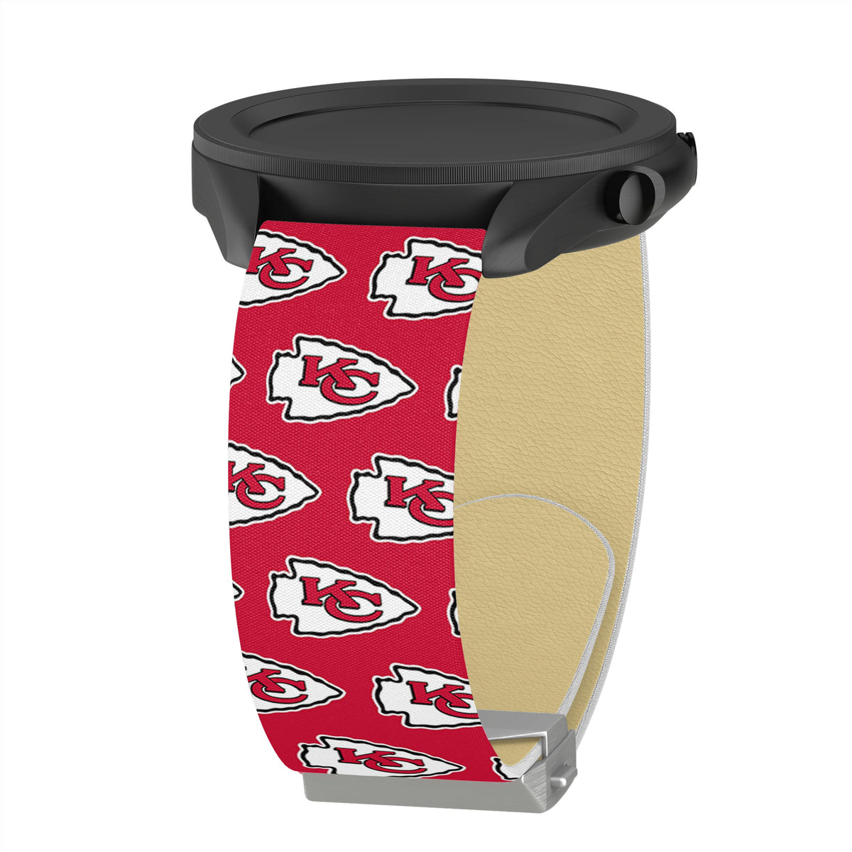 Game Time Kansas City Chiefs Signature Series Quick Change Watch Band With Engraved Buckle