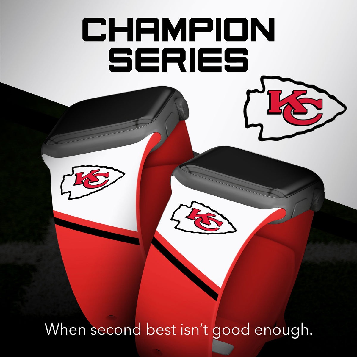 Kansas City Chiefs HD Champion Series Apple Watch Band