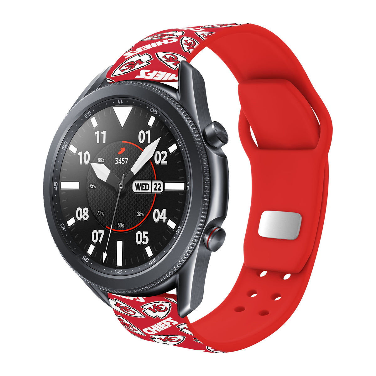 Game Time Kansas City Chiefs Quick Change HD Watch Band