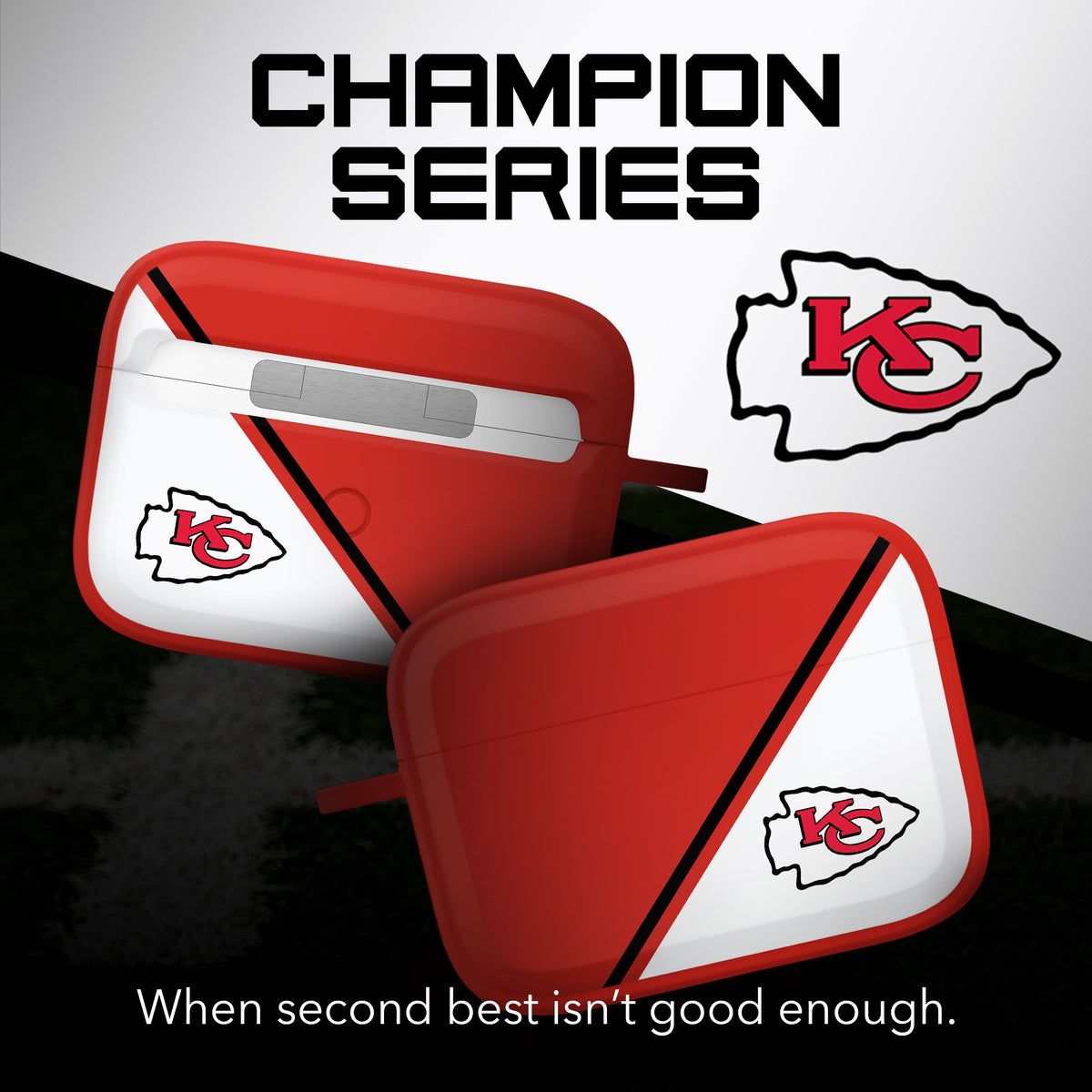 Kansas City Chiefs HDX Champion Series Case Cover Compatible with Apple AirPods Pro