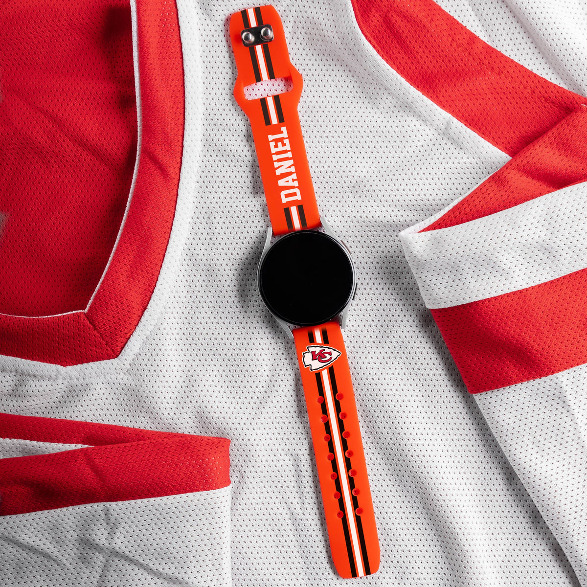 Kansas City Chiefs Custom Name HD Watch Band