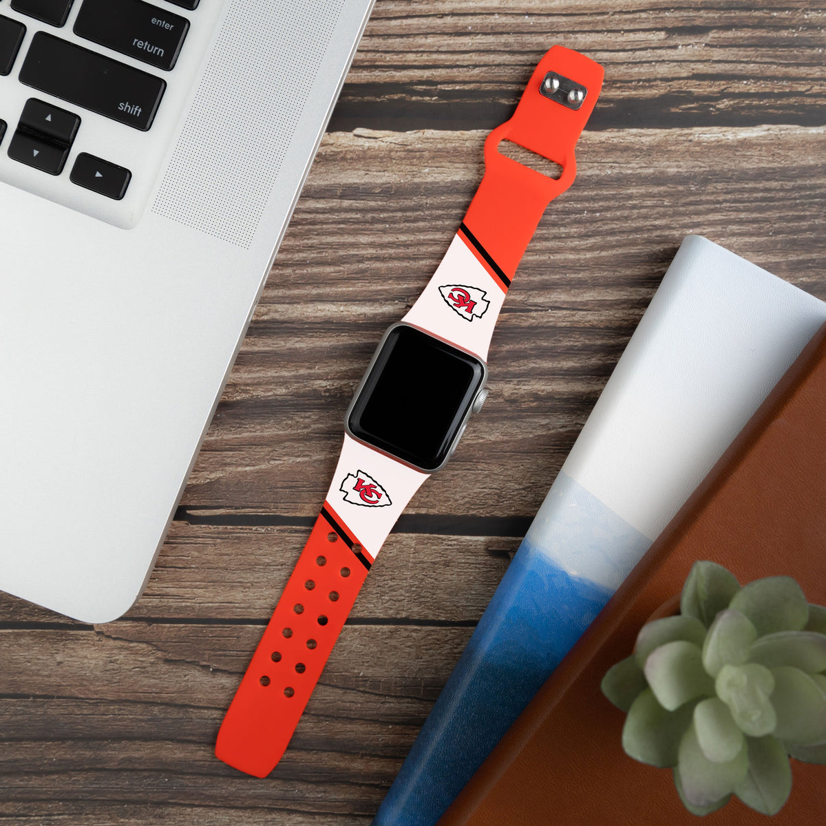 Kansas City Chiefs HD Champion Series Apple Watch Band