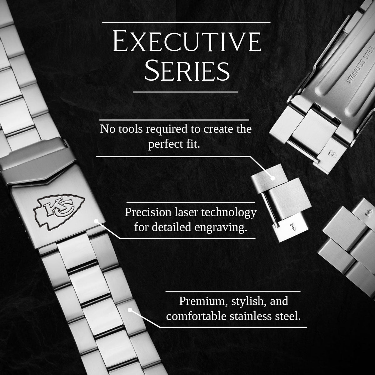 Game Time Kansas City Chiefs Executive Series Apple Watch Band