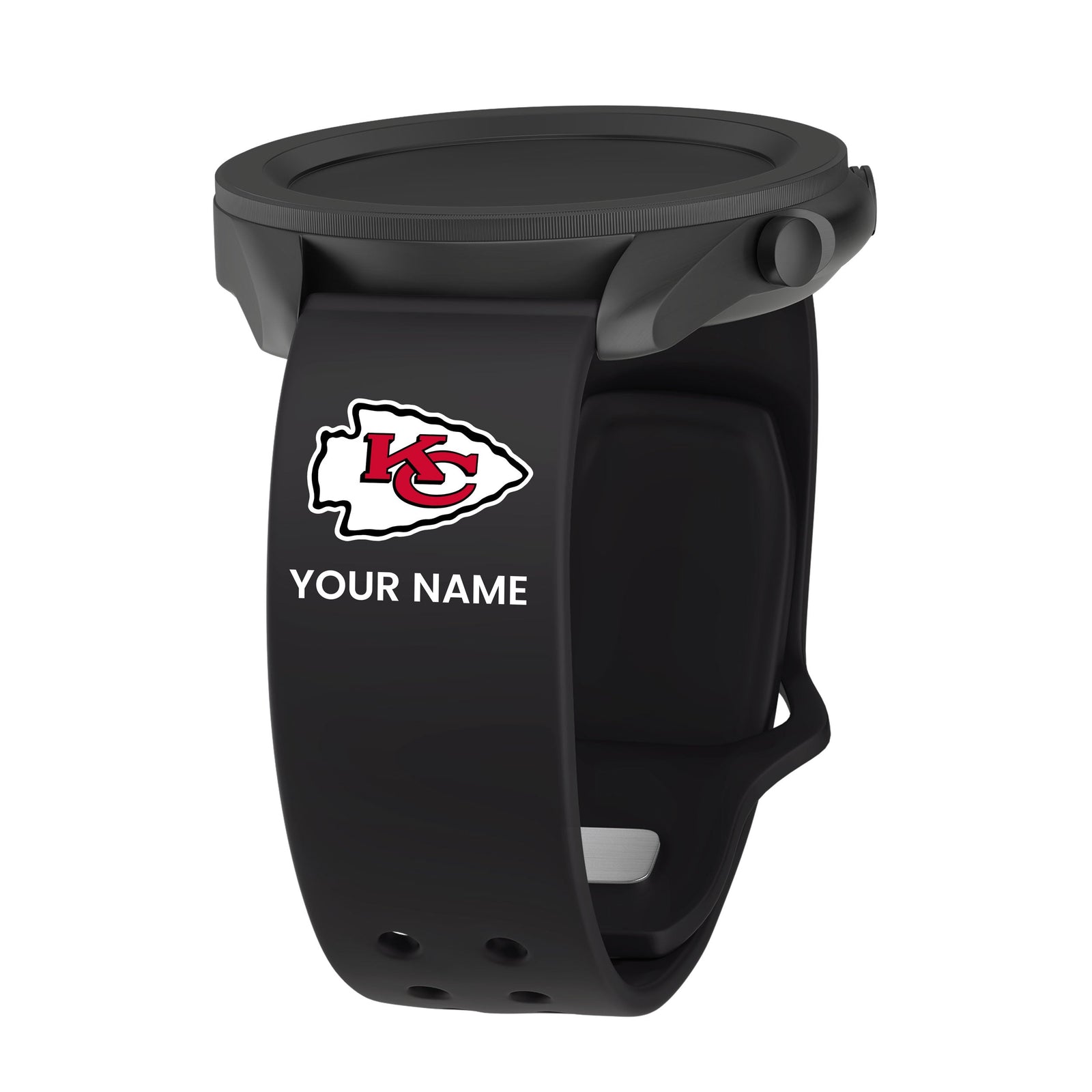 GAME TIME Kansas City Chiefs Custom Name HD Quick Change Watch Band