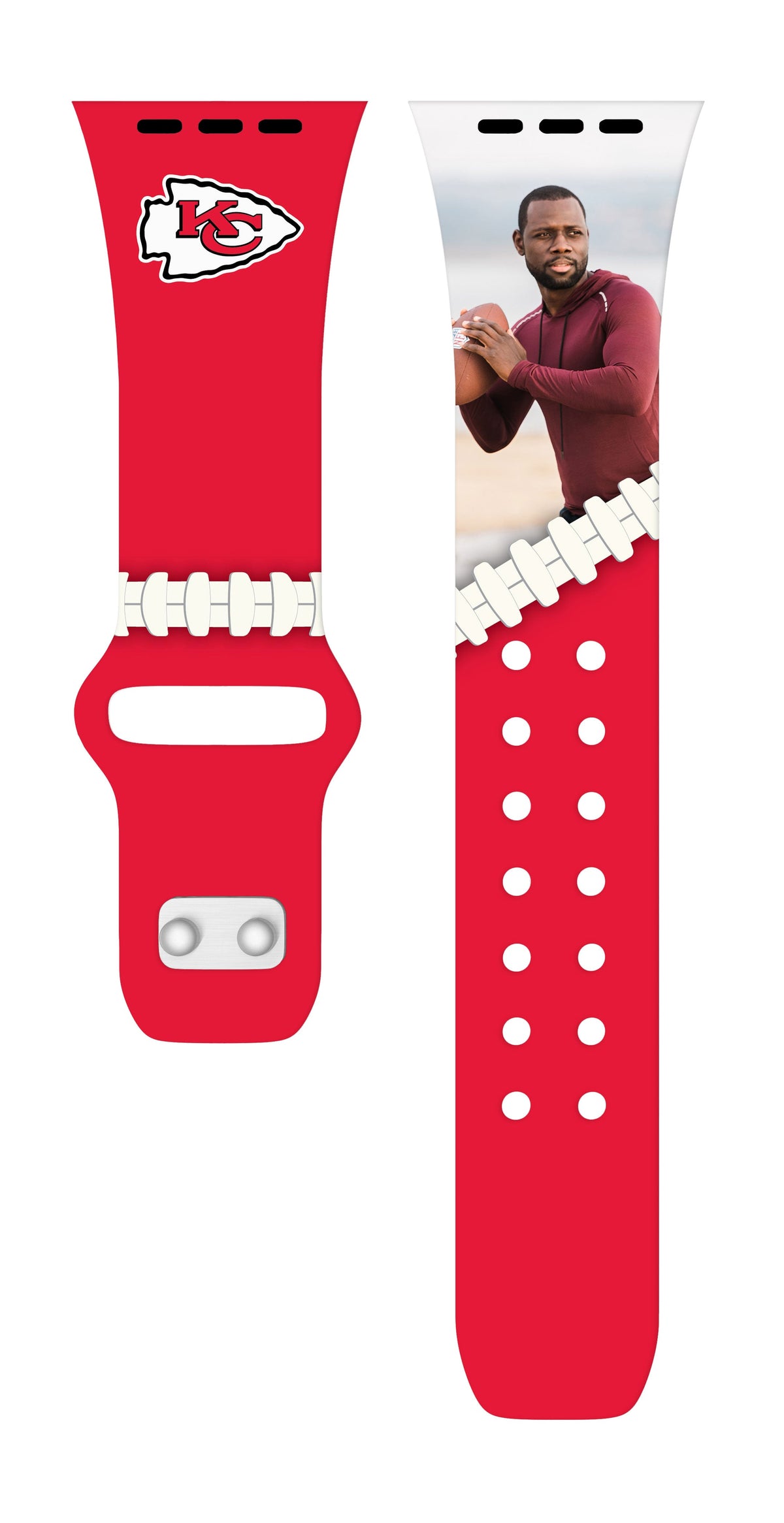 Kansas City Chiefs Custom Photo HD Apple Watch Band