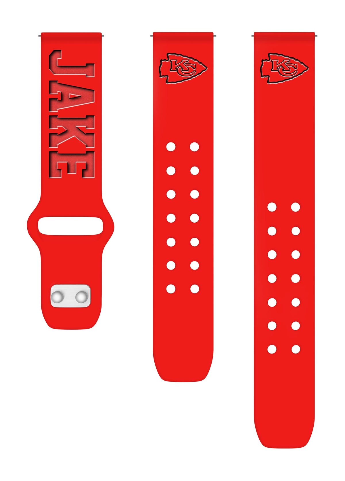 Kansas City Chiefs Custom Engraved Samsung Galaxy Watch Band