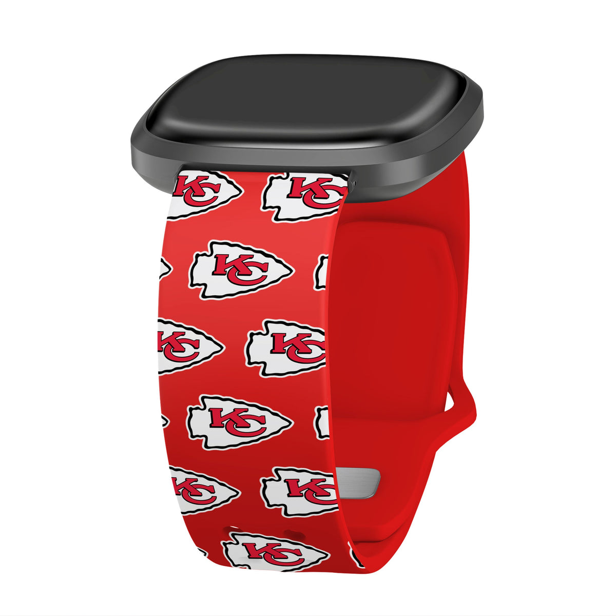 Kansas City Chiefs HD Fitbit Versa 3 and Sense Watch Band