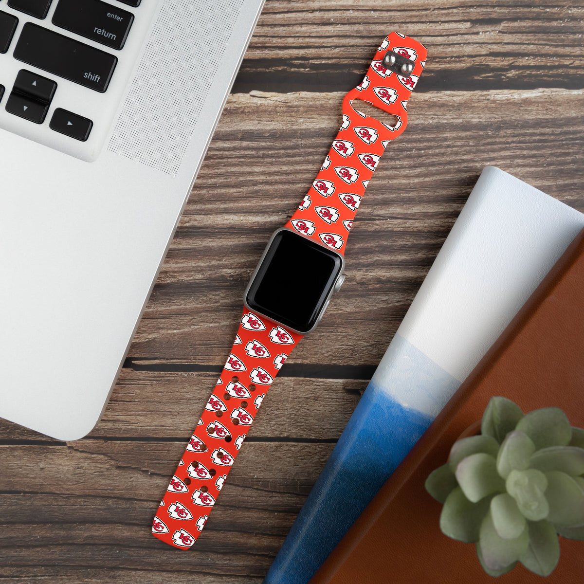 Kansas City Chiefs HD Apple Watch Band