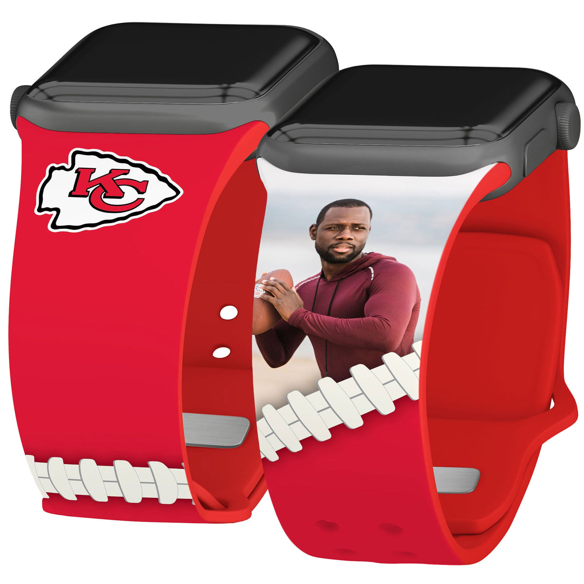 Kansas City Chiefs Custom Photo HD Apple Watch Band