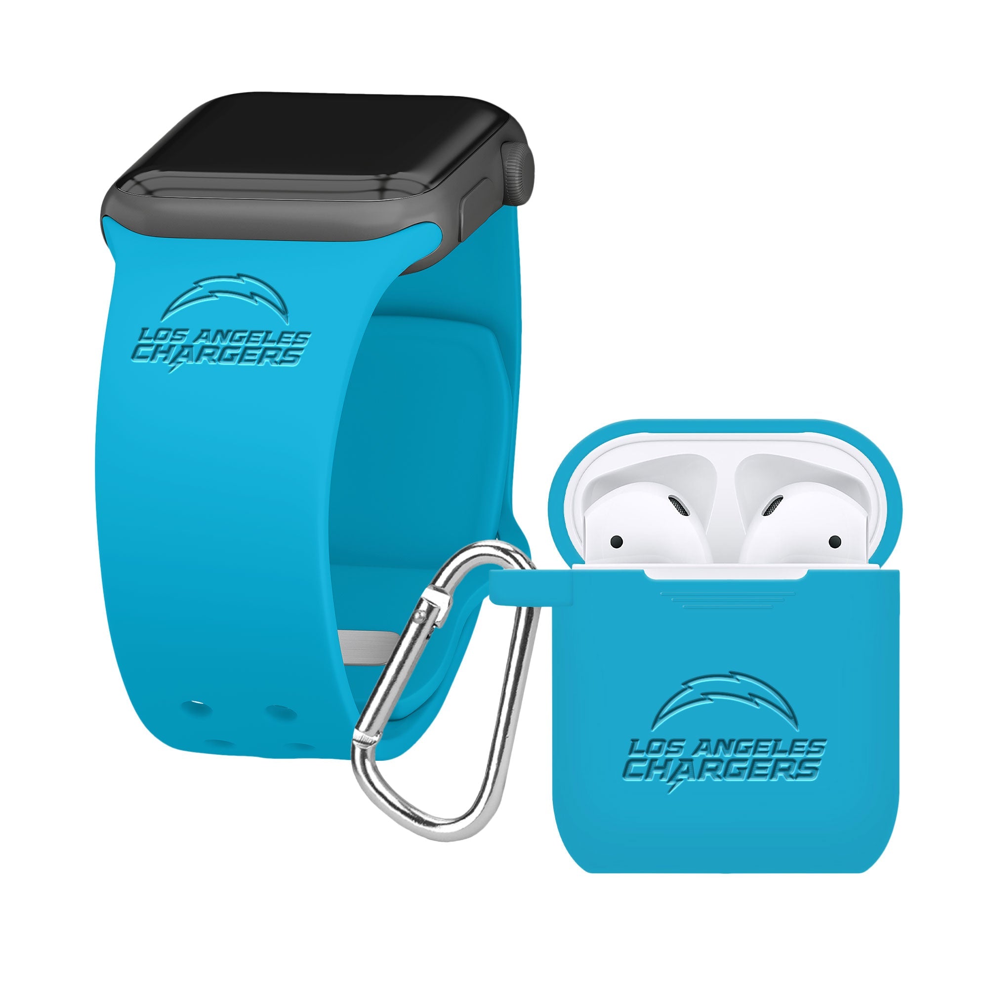 Game Time Los Angeles Chargers Engraved Apple Combo Package