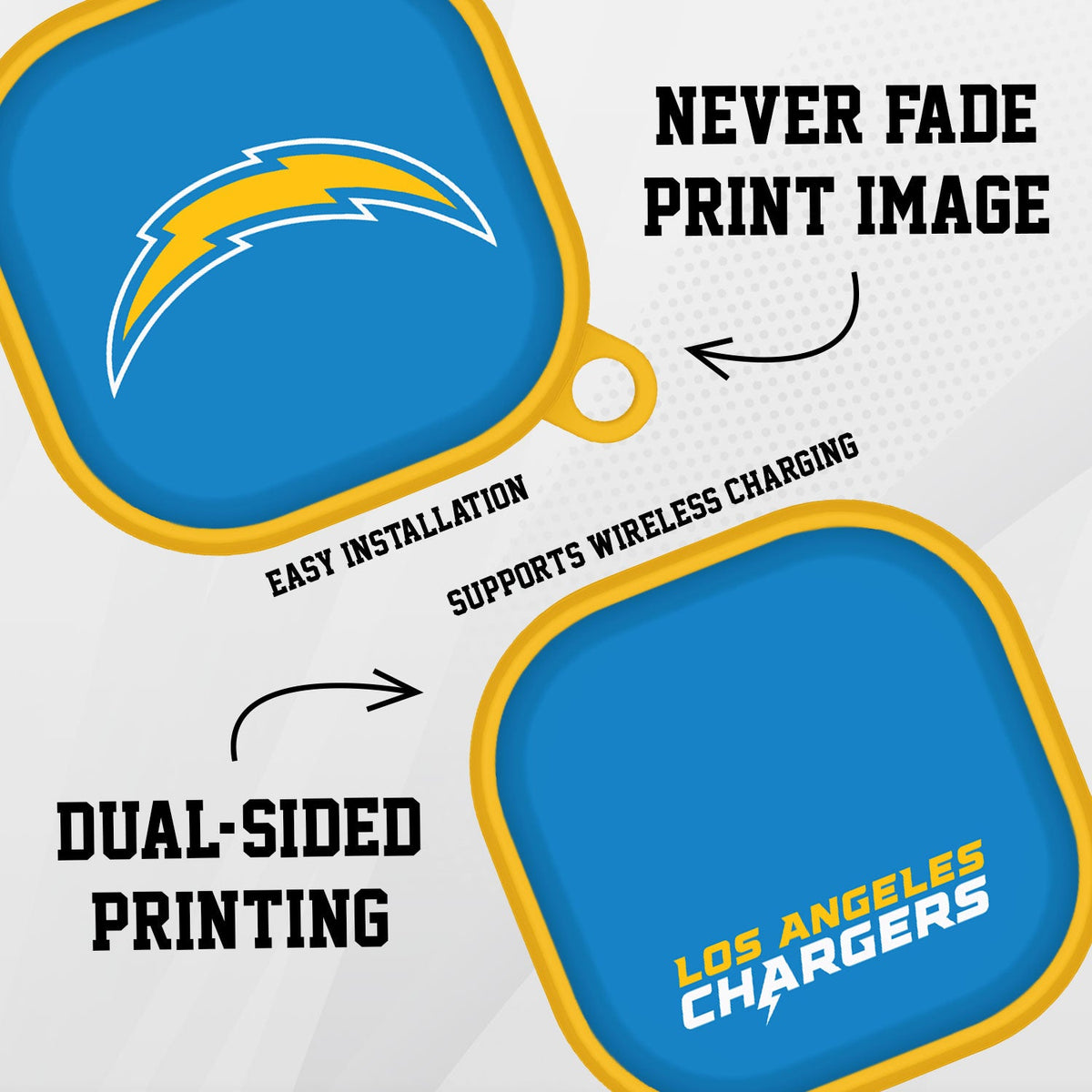 Los Angeles Chargers HDX Samsung Galaxy Buds Pro Case Cover