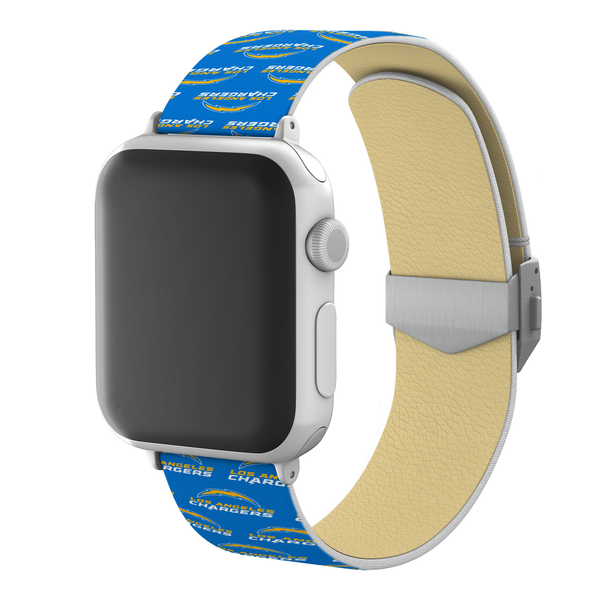 Los Angeles Chargers Full Print Watch Band With Engraved Buckle - AffinityBands