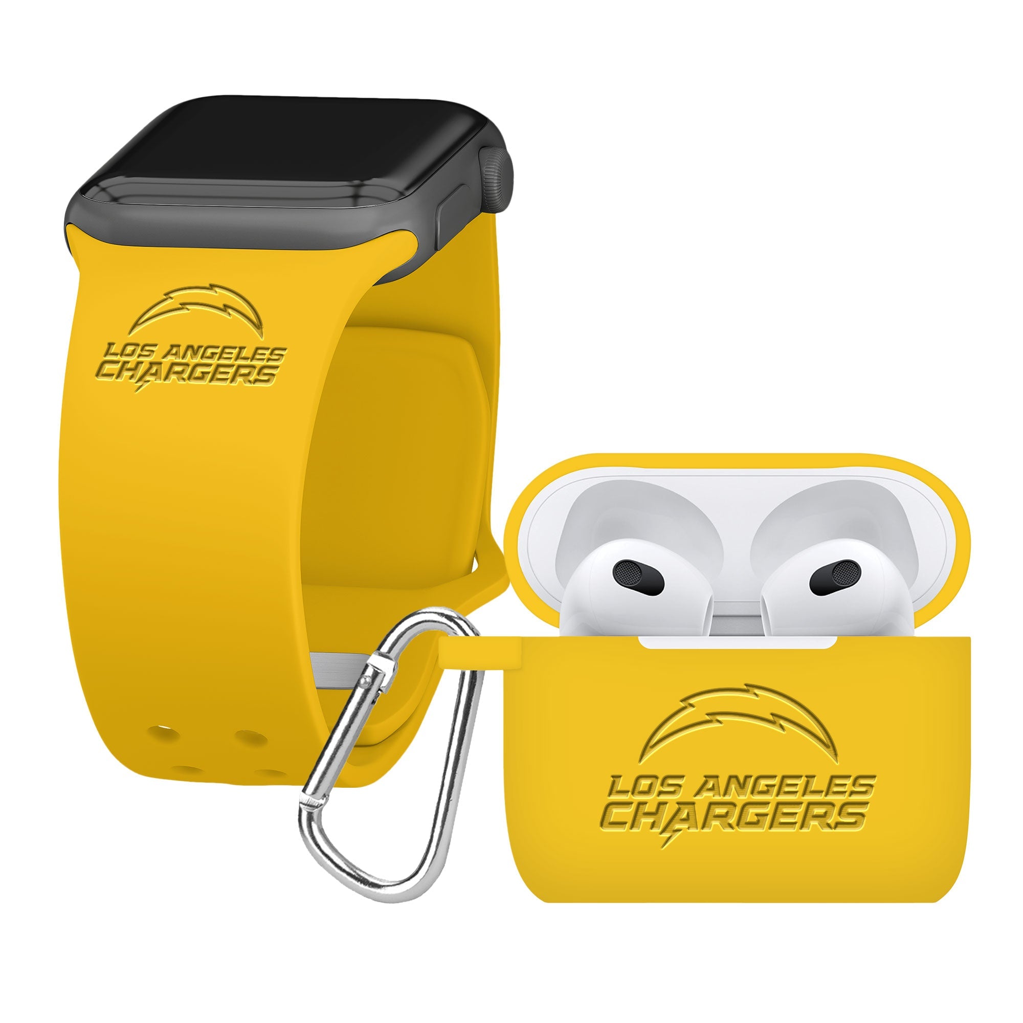 Game Time Los Angeles Chargers Engraved Apple Gen 3 Combo Package
