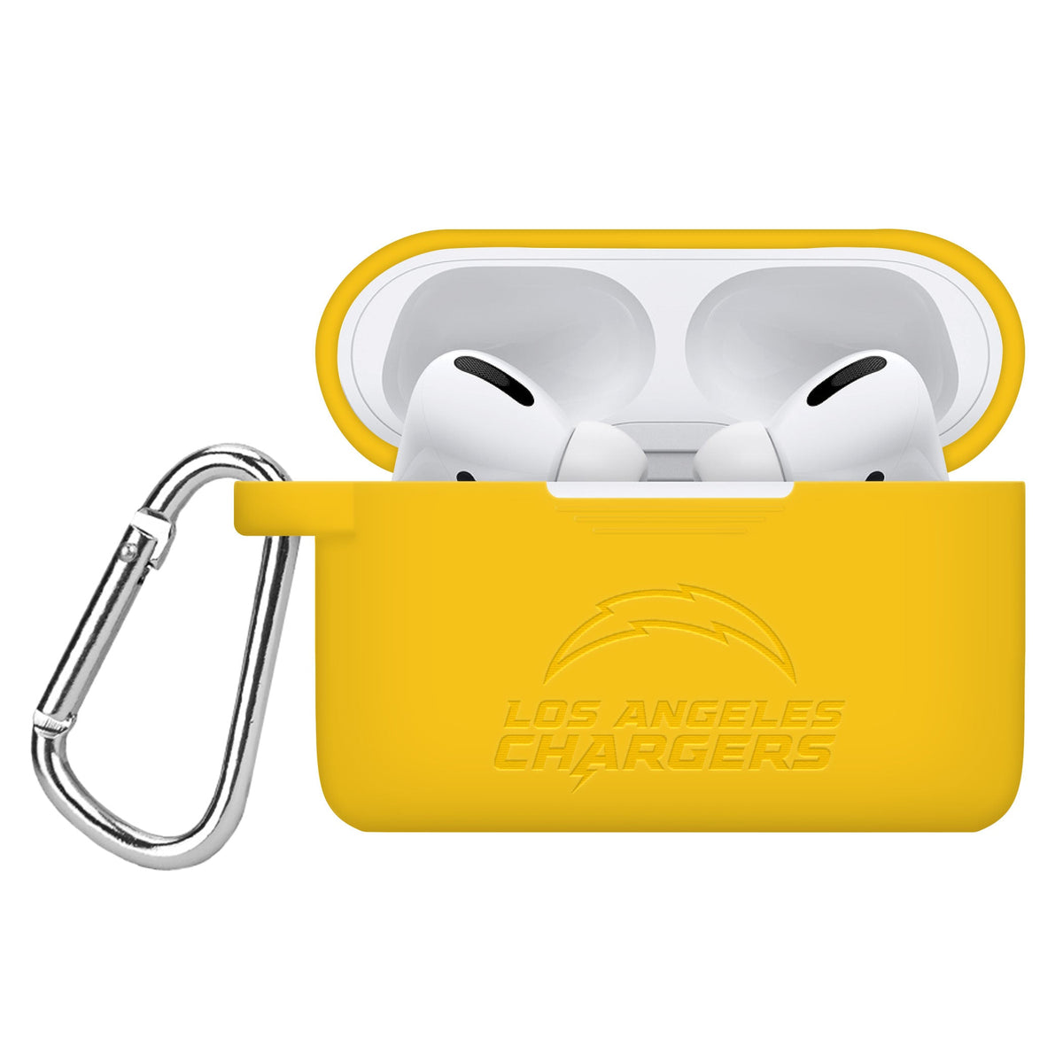 Game Time Los Angeles Chargers Engraved AirPods Pro Silicone Case Cover