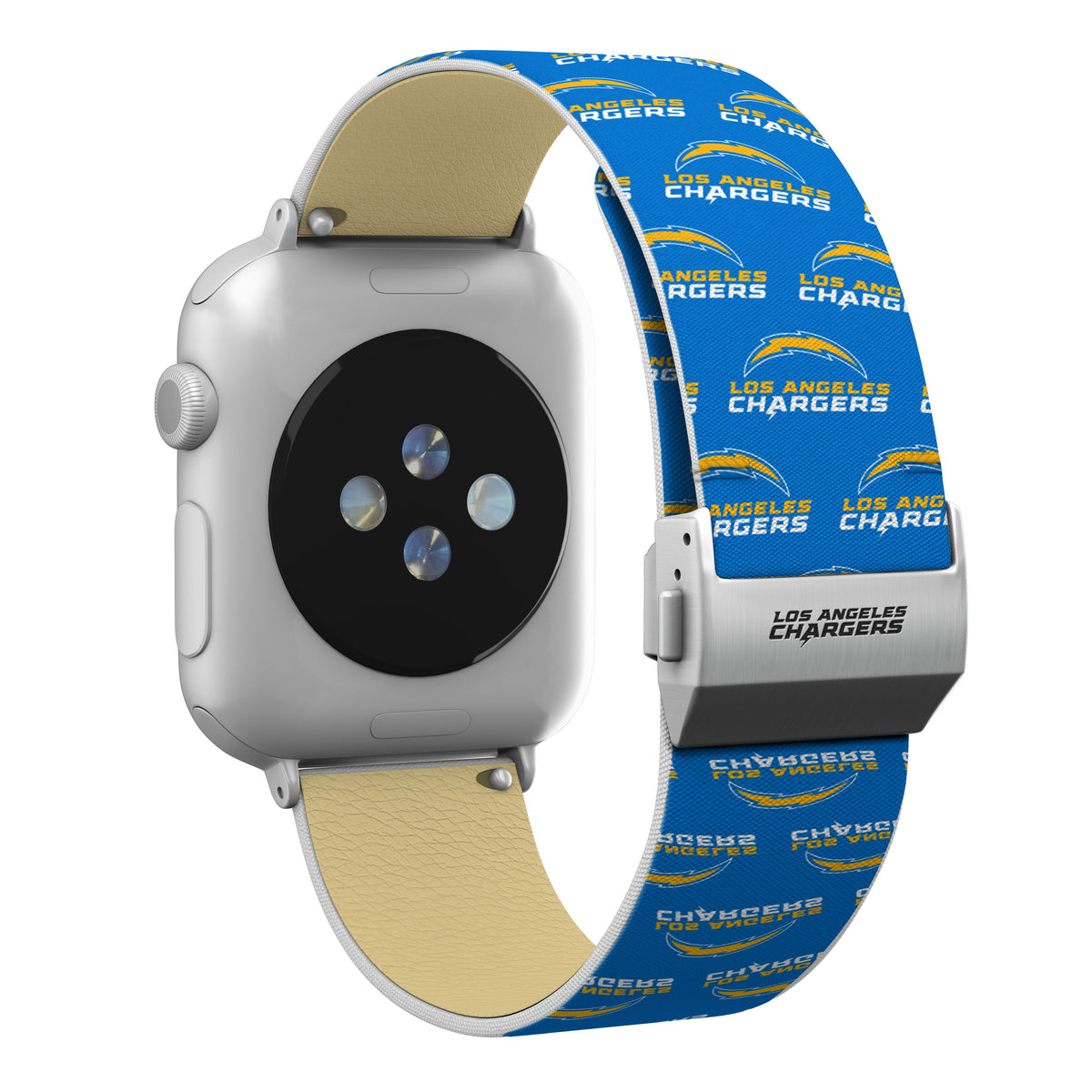 Los Angeles Chargers Full Print Watch Band With Engraved Buckle - AffinityBands