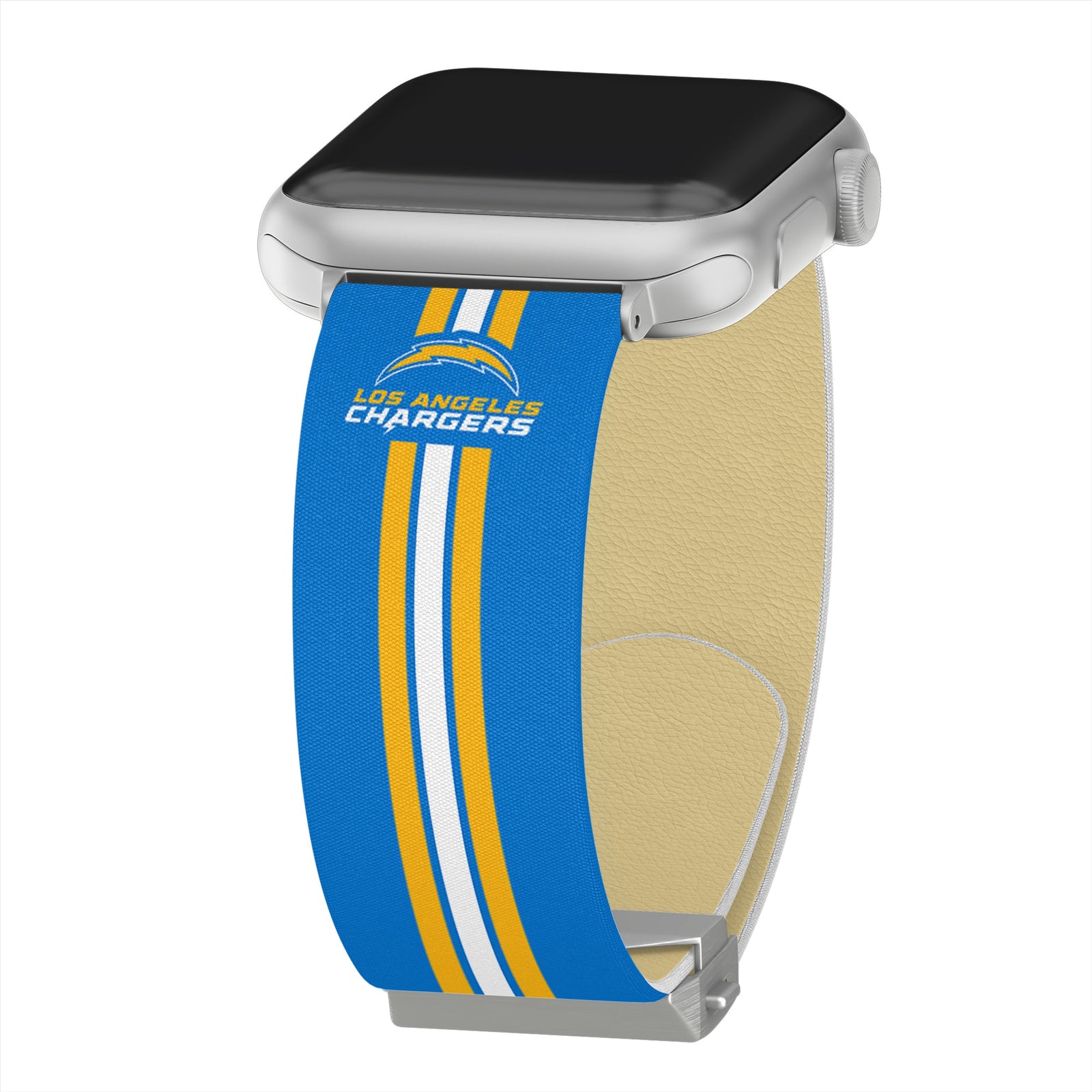 Game Time Los Angeles Chargers Signature Series Apple Watch Band With Engraved Buckle