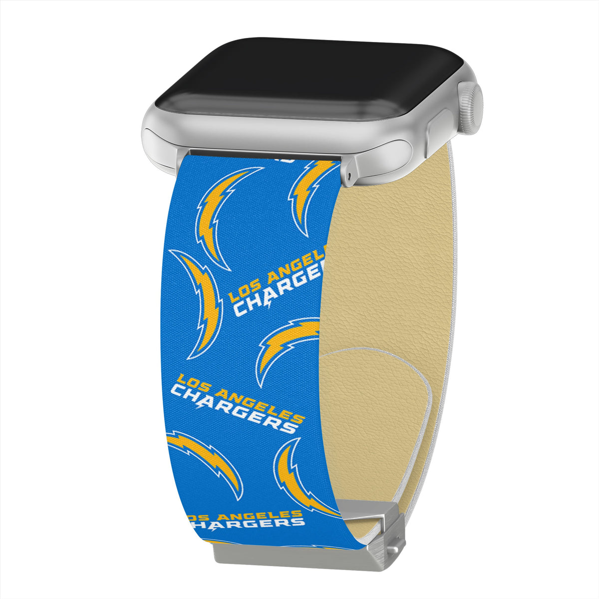 Game Time Los Angeles Chargers Signature Series Apple Watch Band With Engraved Buckle