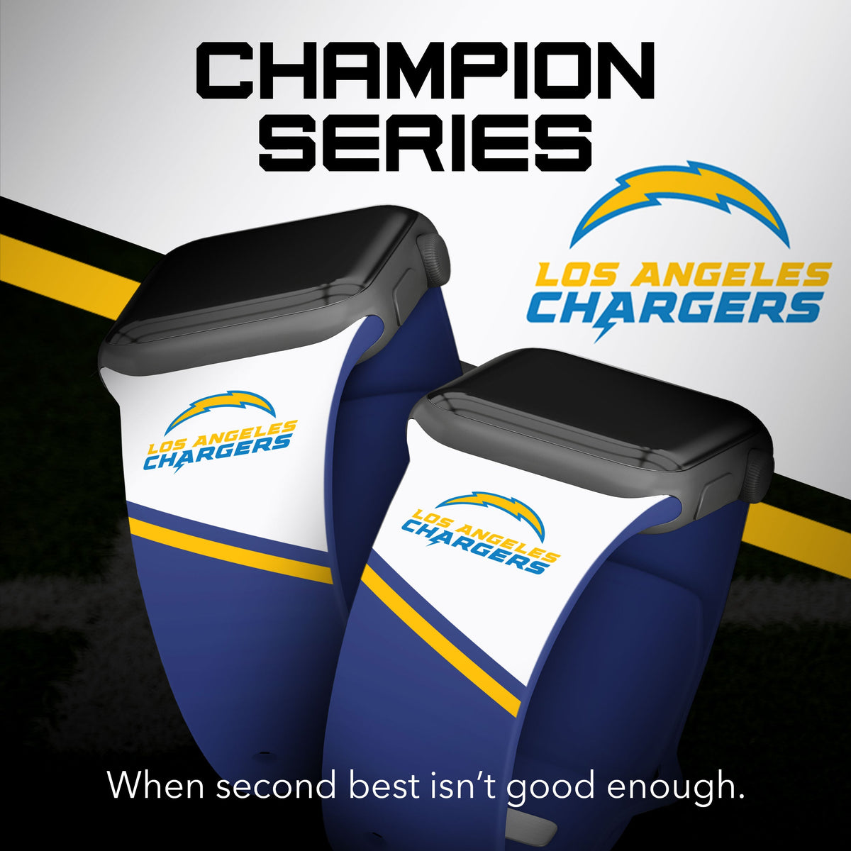 Los Angeles Chargers HD Champion Series Apple Watch Band