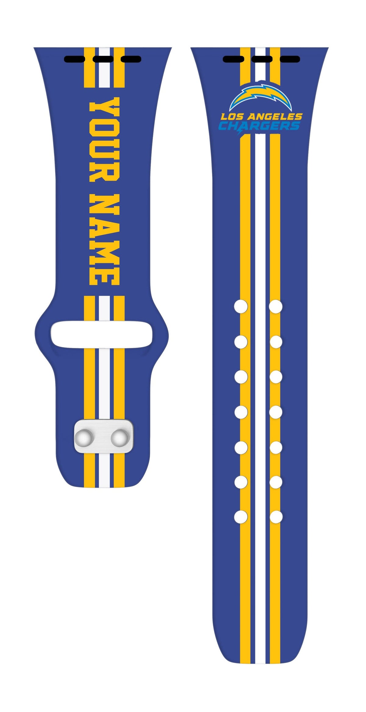 Los Angeles Chargers Custom Name HD Apple Watch Band