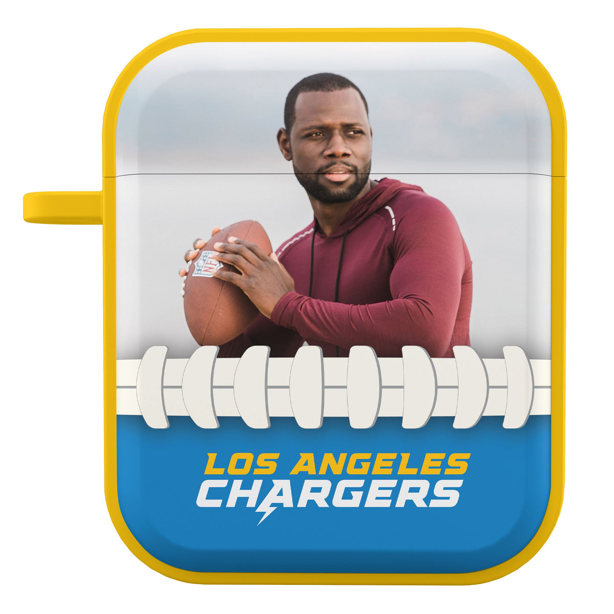 Los Angeles Chargers Custom Photo HDX Apple AirPods Gen 1 &amp; 2 Case Cover