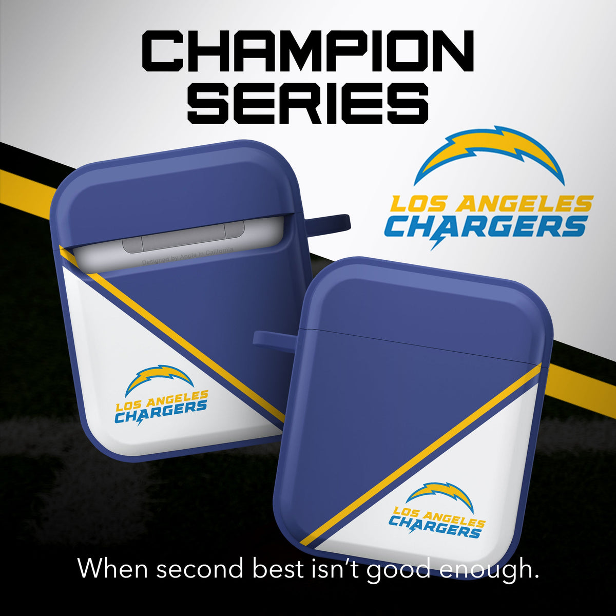 Los Angeles Chargers HDX Champion Series Apple AirPods Gen 1 &amp; 2 Case Cover