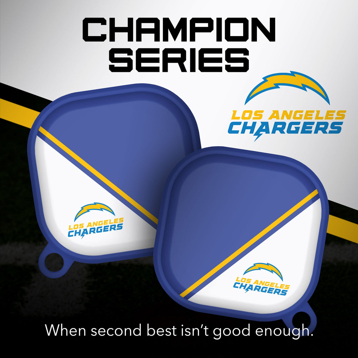 Los Angeles Chargers HDX Champion Series Samsung Galaxy Buds Pro Case Cover