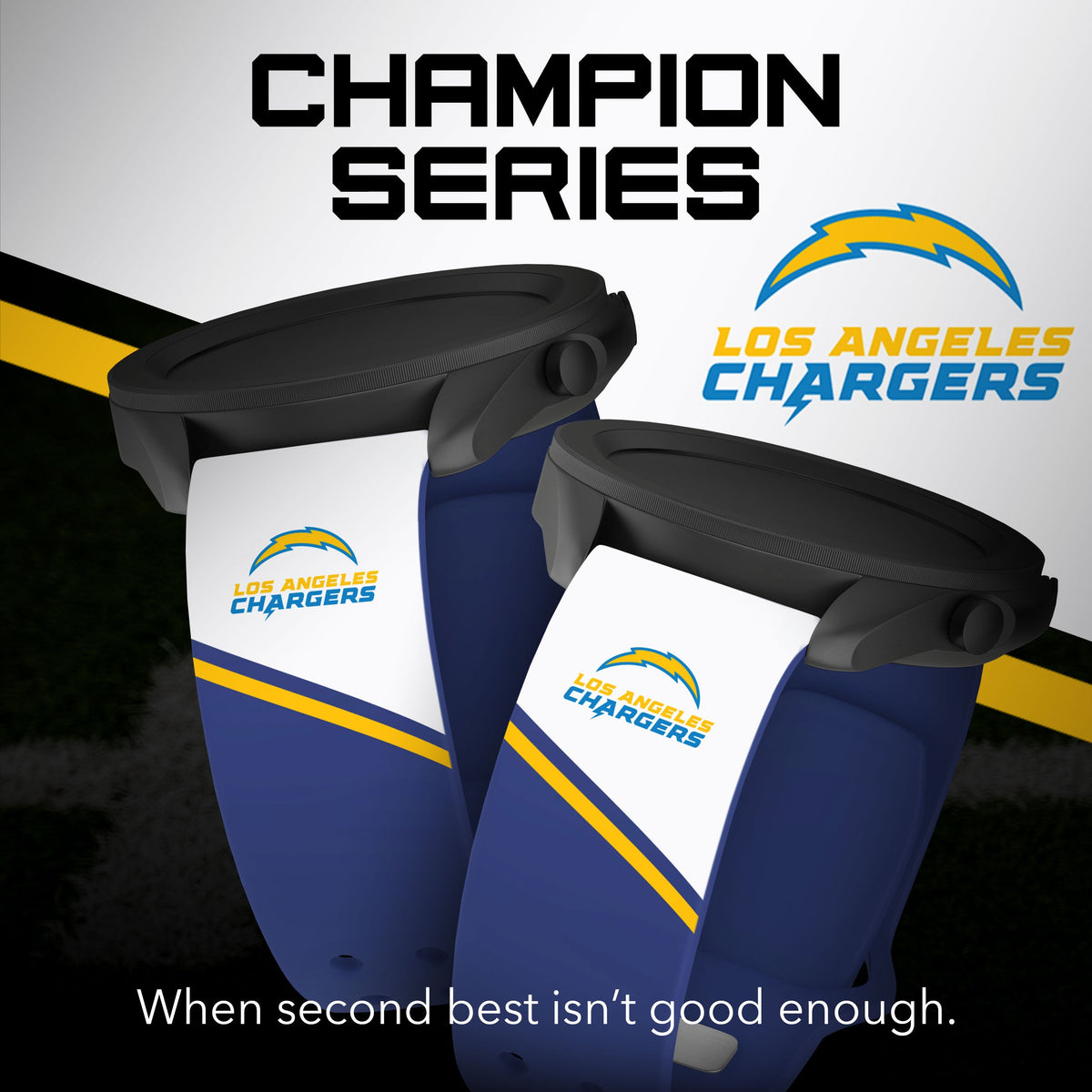 Los Angeles Chargers HD Champion Series Samsung Galaxy Watch Band