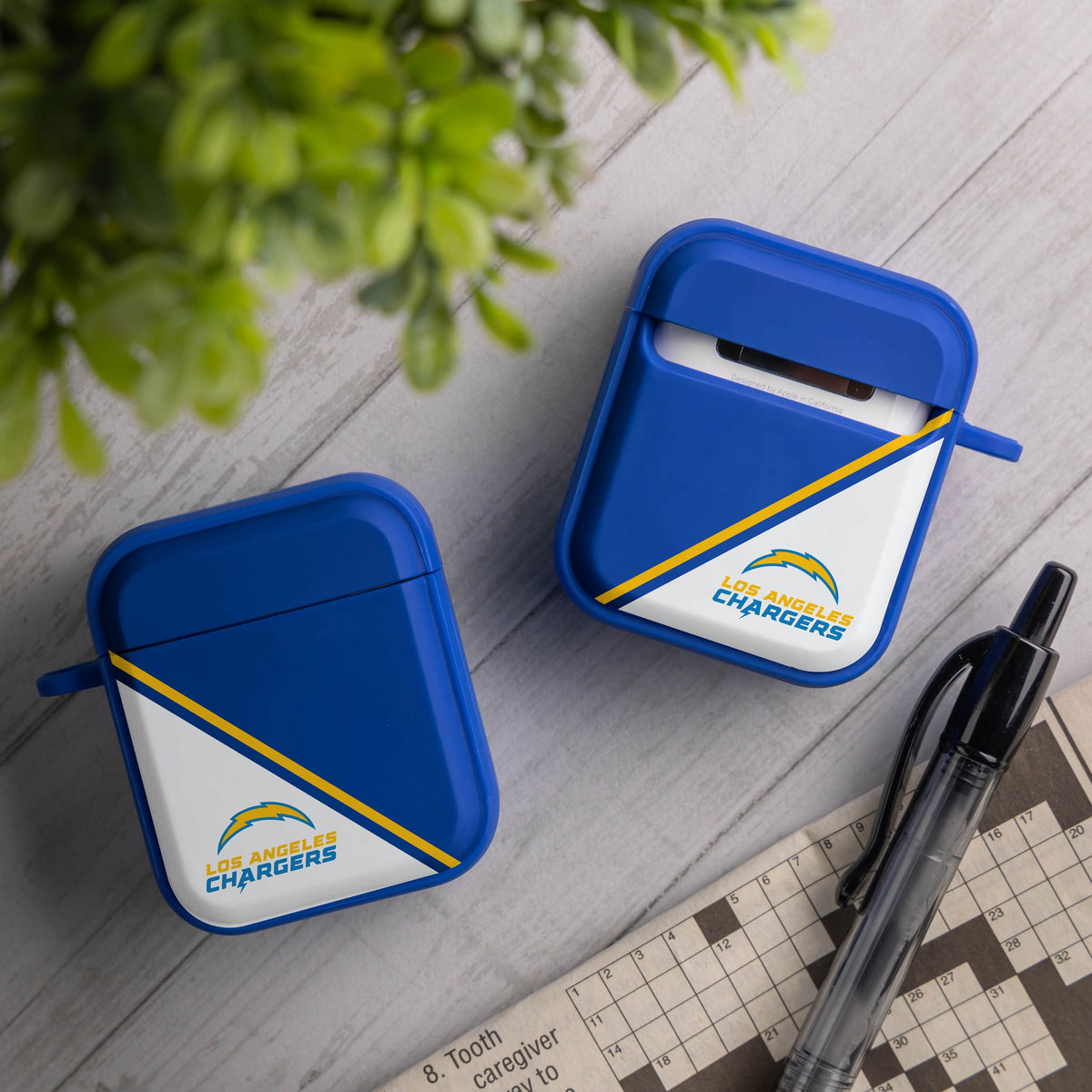 Los Angeles Chargers HDX Champion Series Apple AirPods Gen 1 &amp; 2 Case Cover
