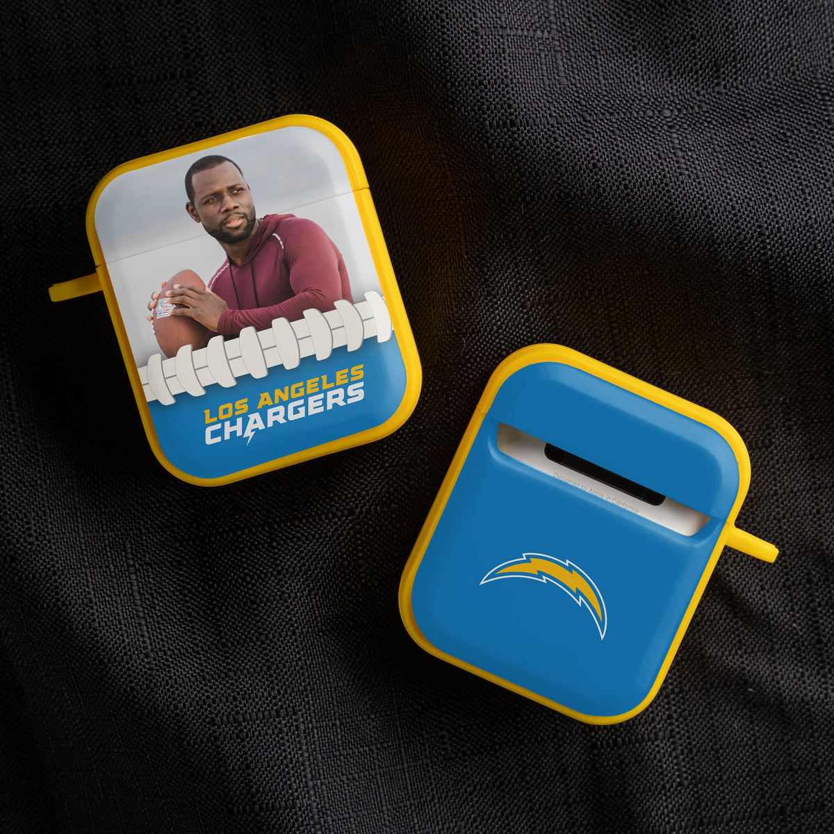 Los Angeles Chargers Custom Photo HDX Apple AirPods Gen 1 &amp; 2 Case Cover