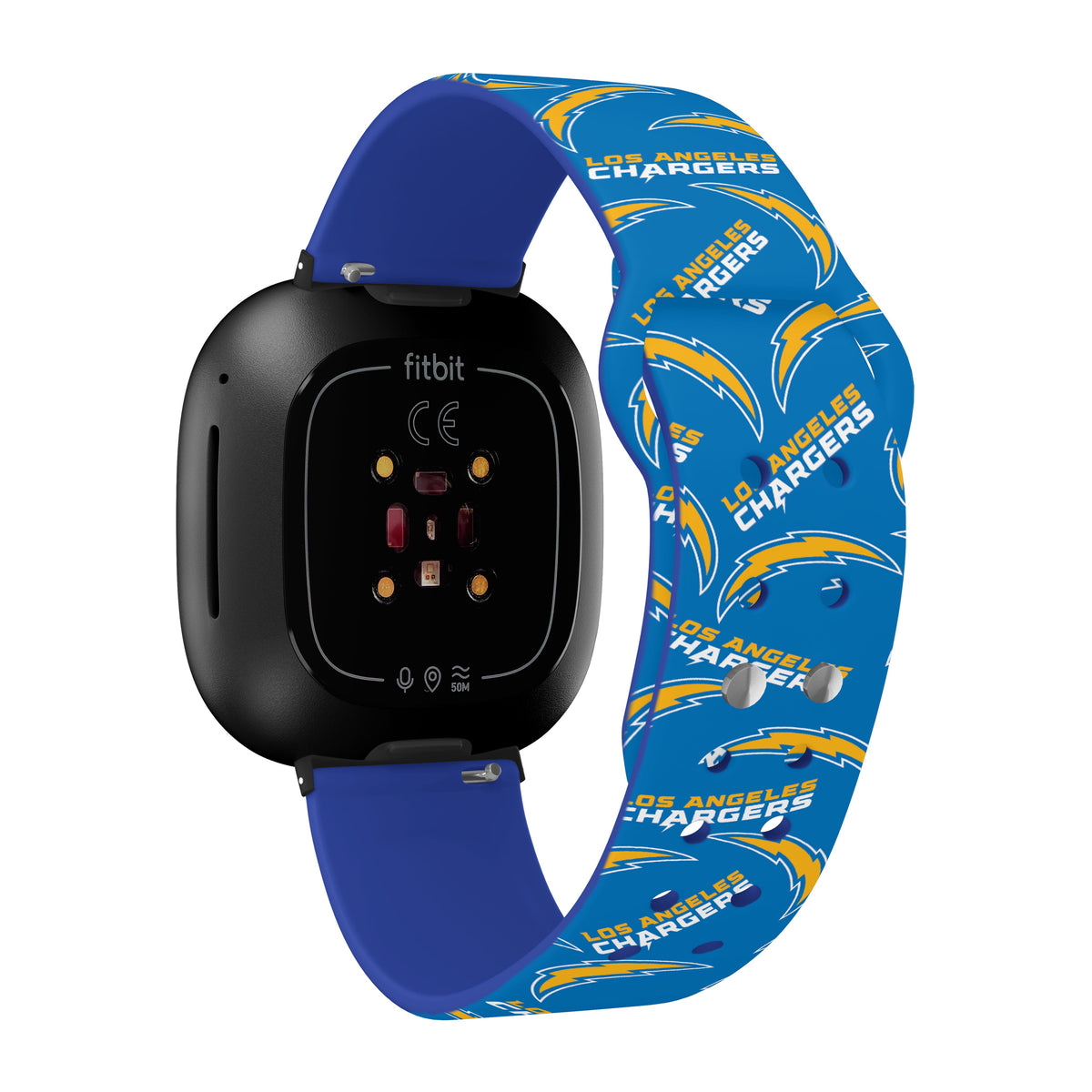 Los Angeles Chargers HD Fitbit Versa 3 and Sense Watch Band