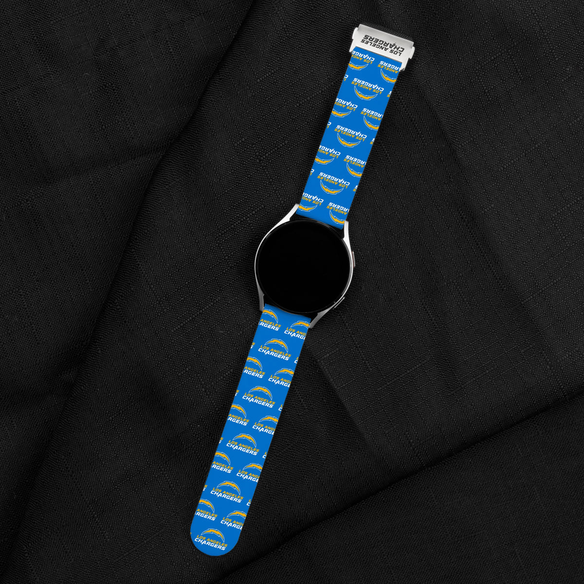 Game Time Los Angeles Chargers Signature Series Quick Change Watch Band With Engraved Buckle