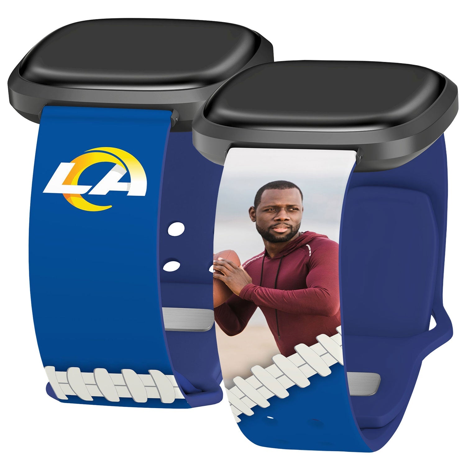Los Angeles Rams Custom Photo HD Fitbit Versa 3 & Sense 1 Watch Band