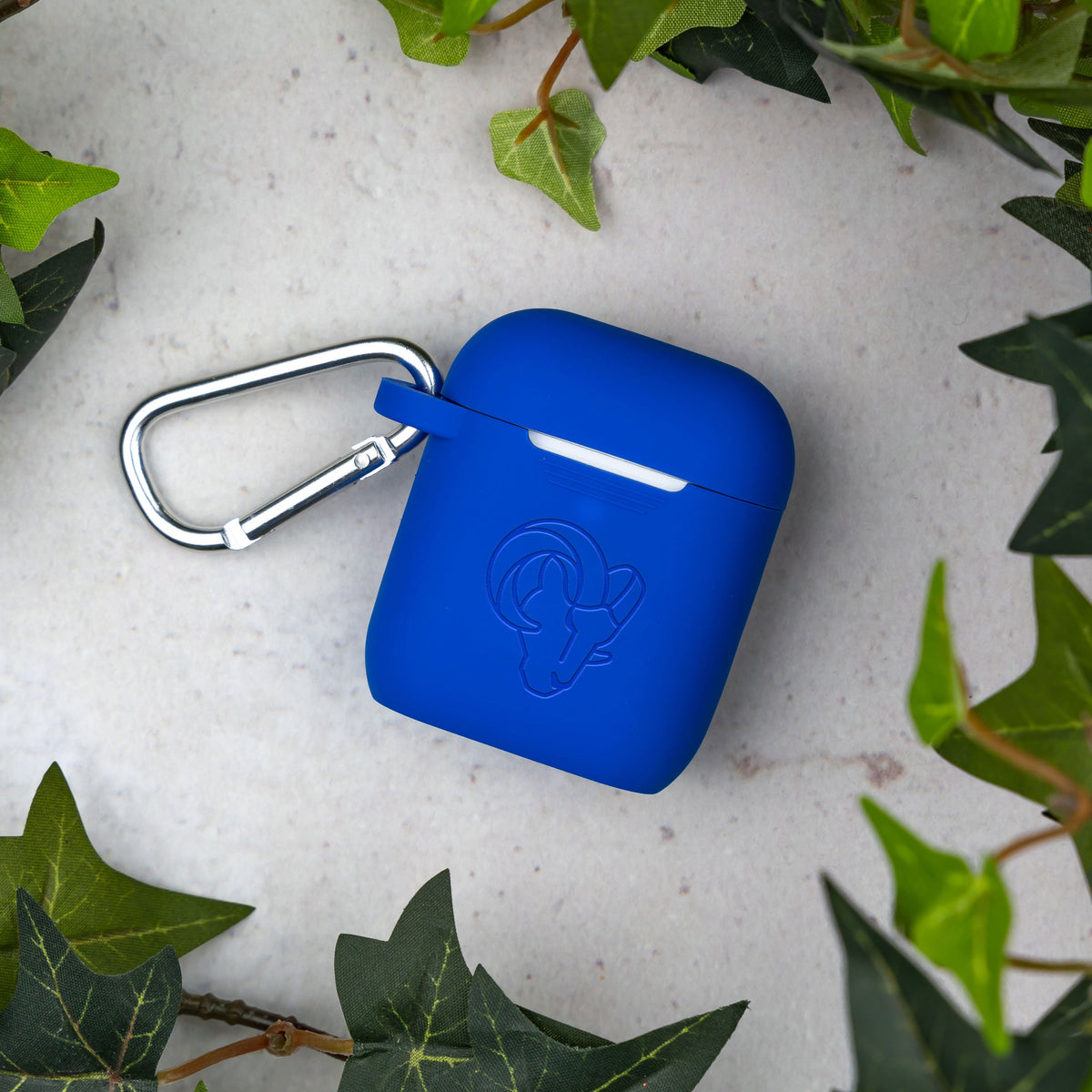 Game Time Los Angeles Rams Engraved Silicone AirPods Gen 1 &amp; 2  Case Cover