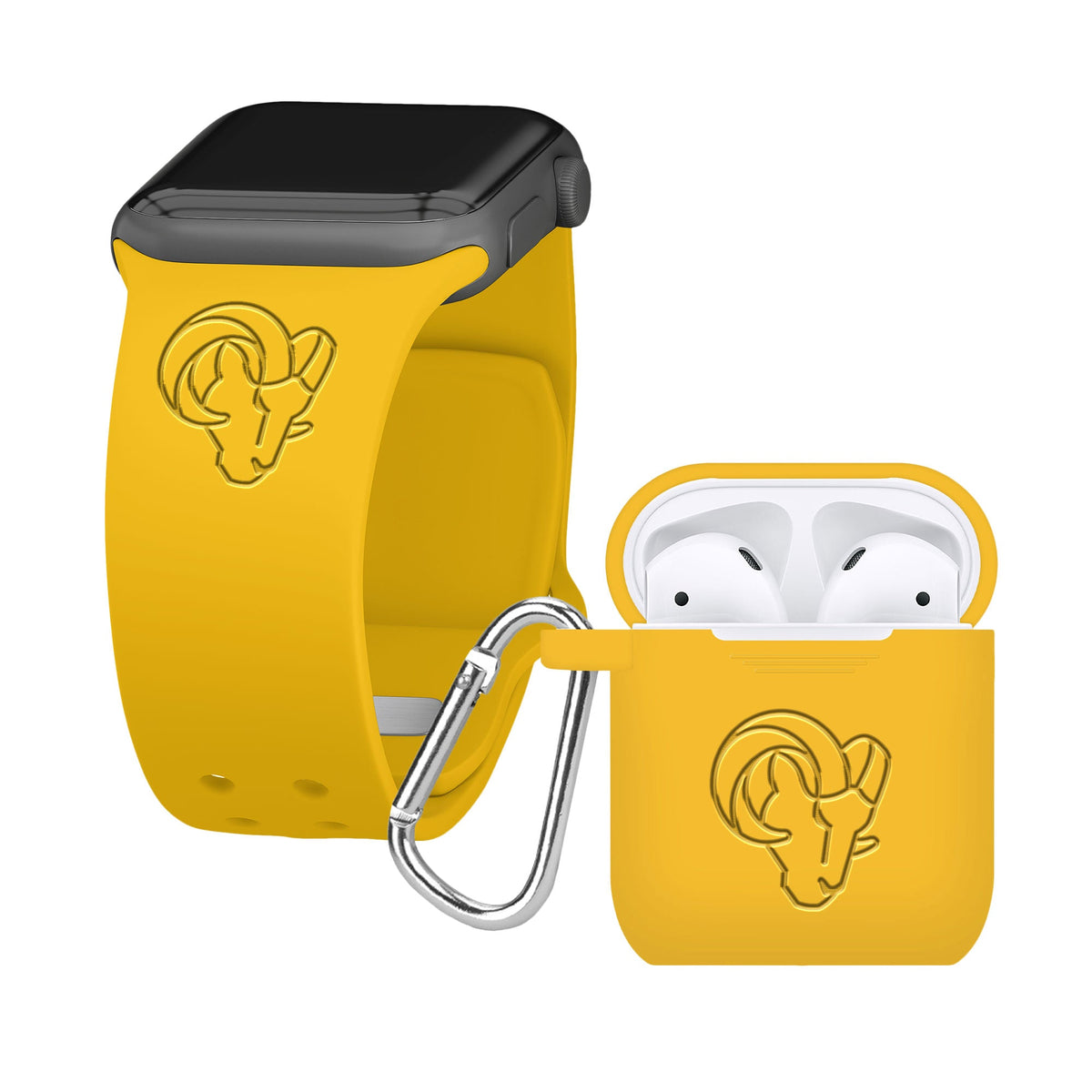 Game Time Los Angeles Rams Engraved Apple Combo Package