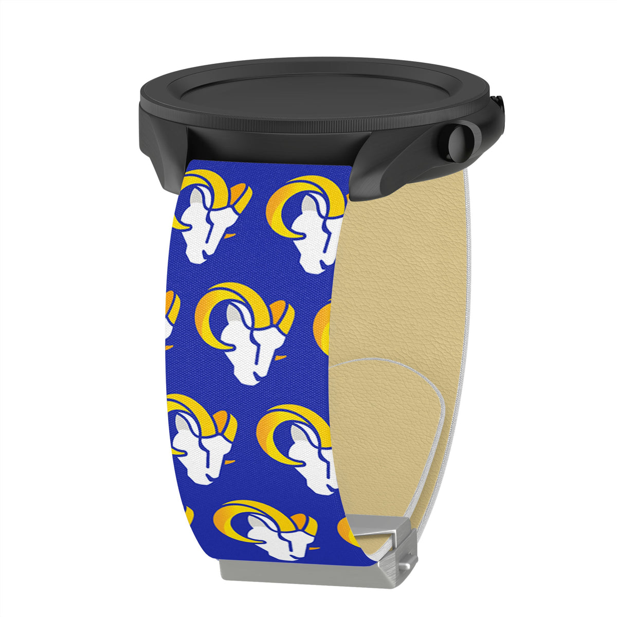 Game Time Los Angeles Rams Signature Series Quick Change Watch Band With Engraved Buckle