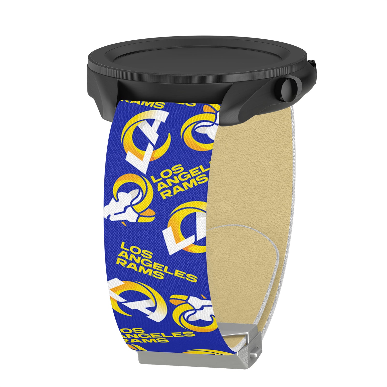 Game Time Los Angeles Rams Signature Series Quick Change Watch Band With Engraved Buckle