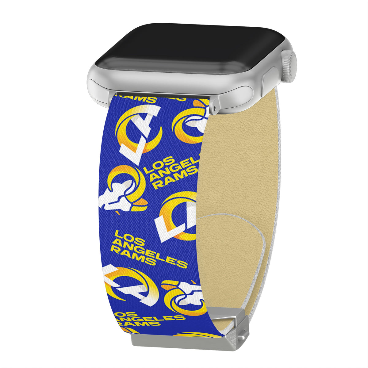 Game Time Los Angeles Rams Signature Series Apple Watch Band With Engraved Buckle