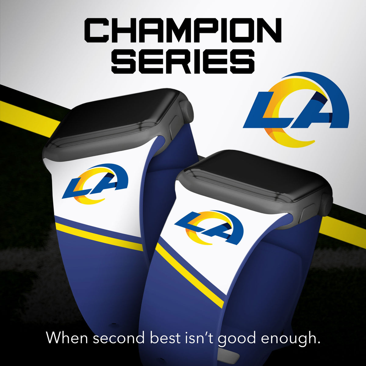Los Angeles Rams HD Champion Series Apple Watch Band
