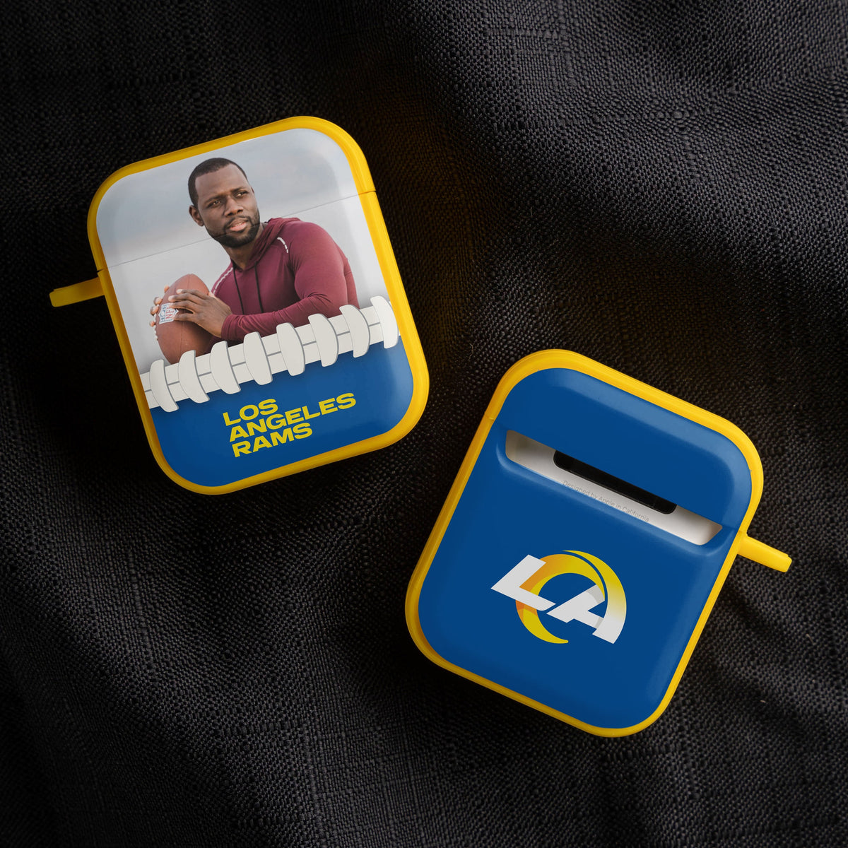 Los Angeles Rams Custom Photo HDX Apple AirPods Gen 1 &amp; 2 Case Cover