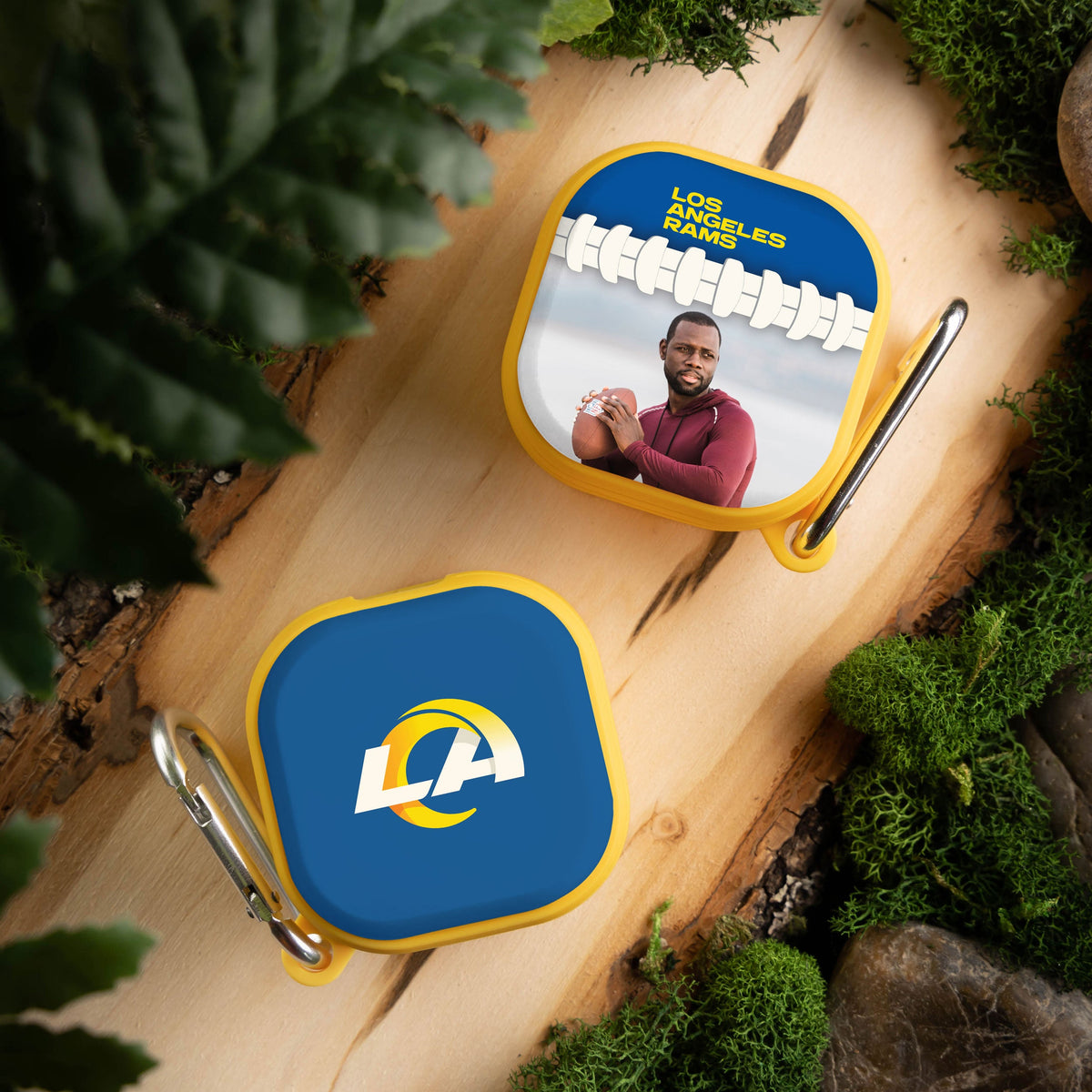 Los Angeles Rams Custom Photo HDX Samsung Galaxy Buds Pro &amp; Buds Live Case Cover