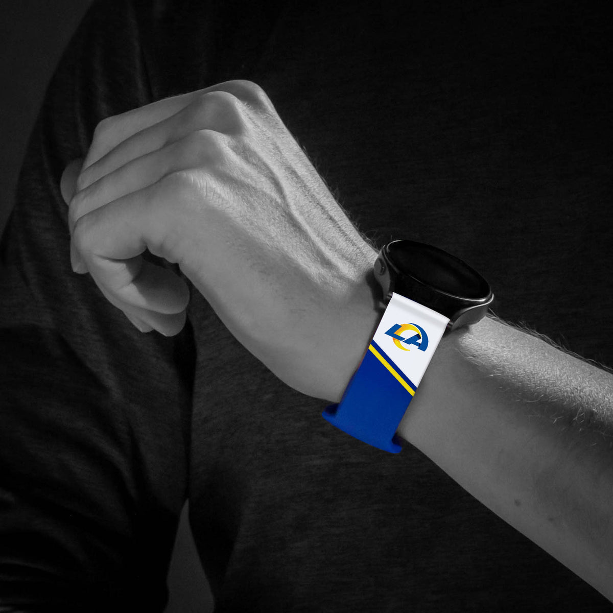 Los Angeles Rams HD Champion Series Samsung Galaxy Watch Band