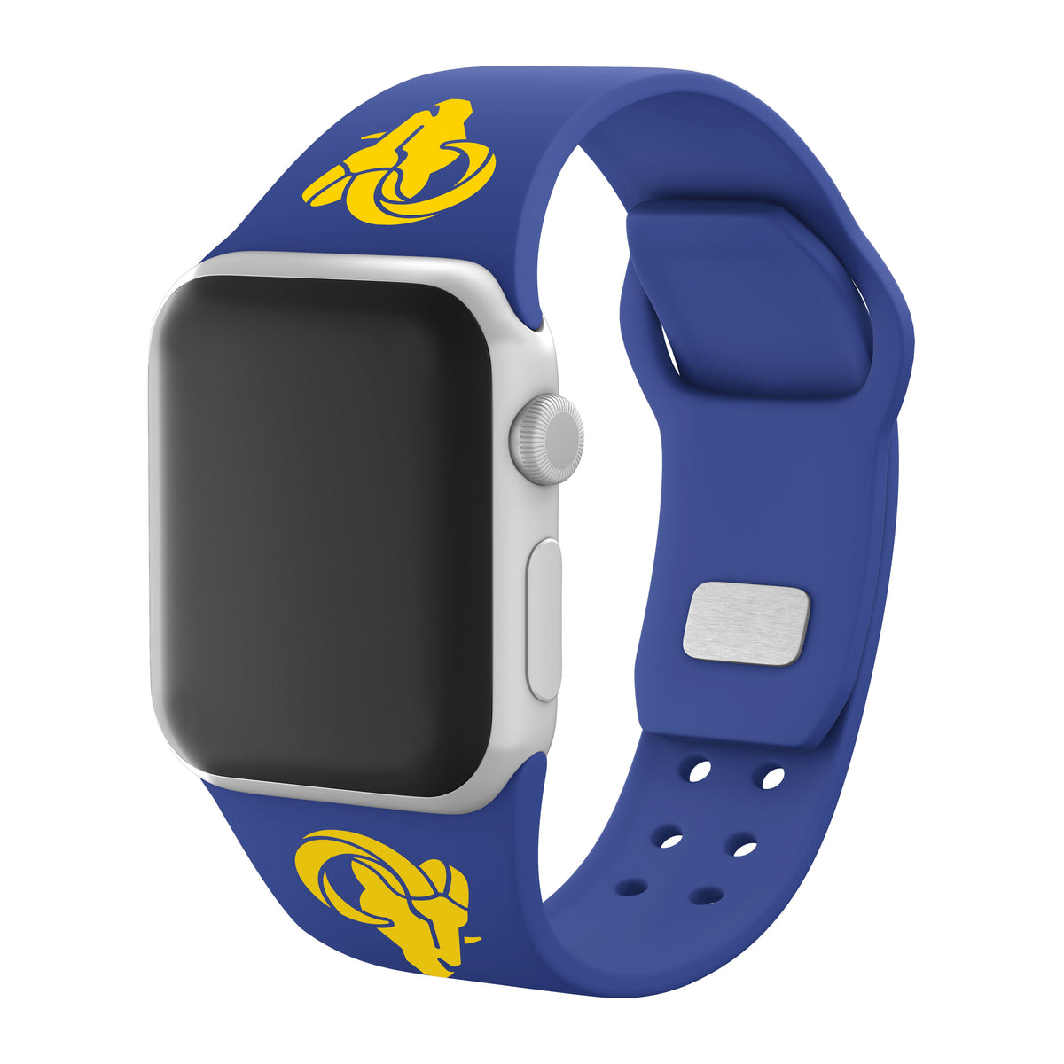 Los Angeles Rams Silicone Apple Watch Band - Game Time