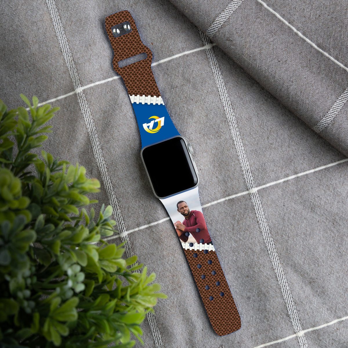Los Angeles Rams Custom Photo HD Apple Watch Band