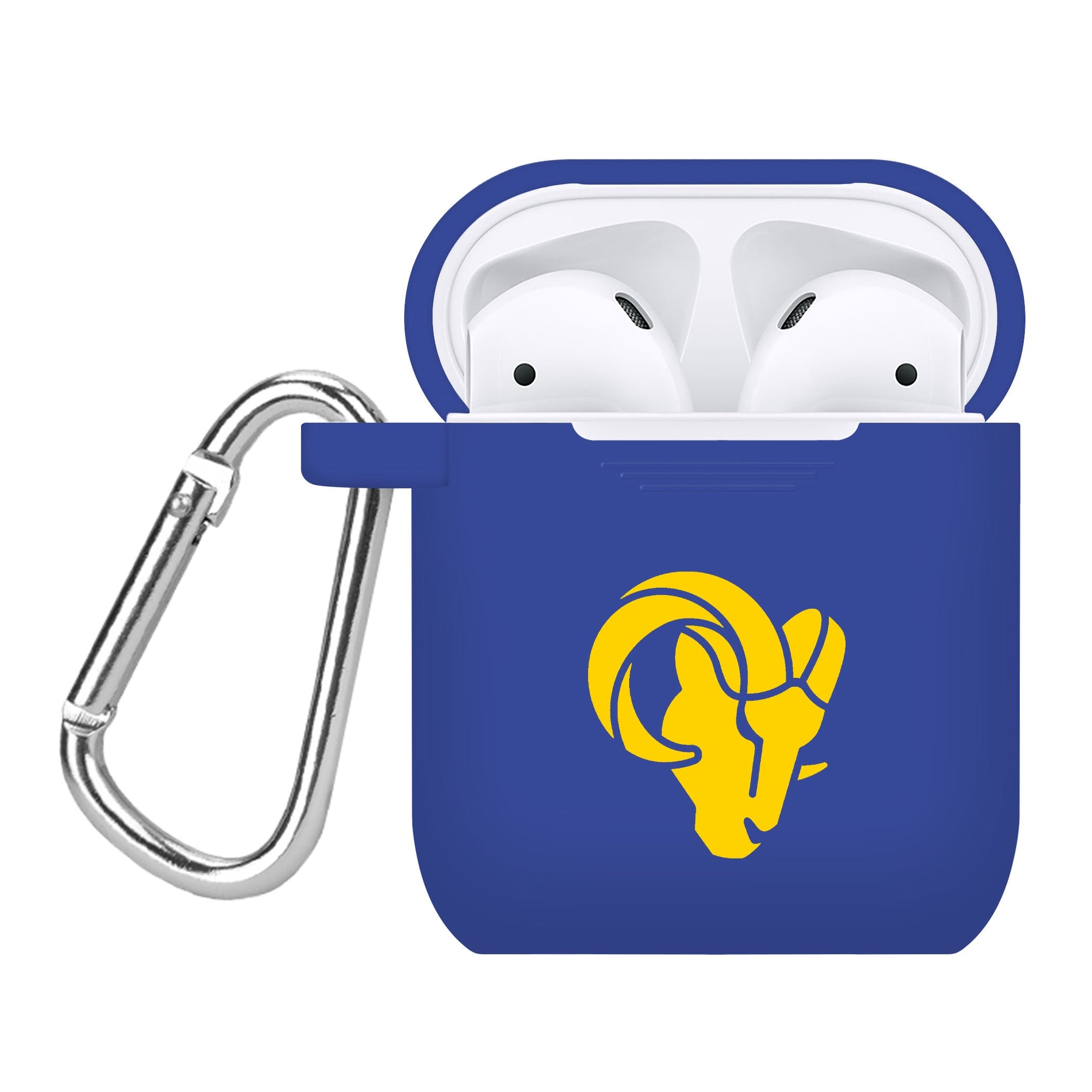 Game Time Los Angeles Rams Silicone Case Cover for Apple AirPods Gen 1 & 2 Battery Case