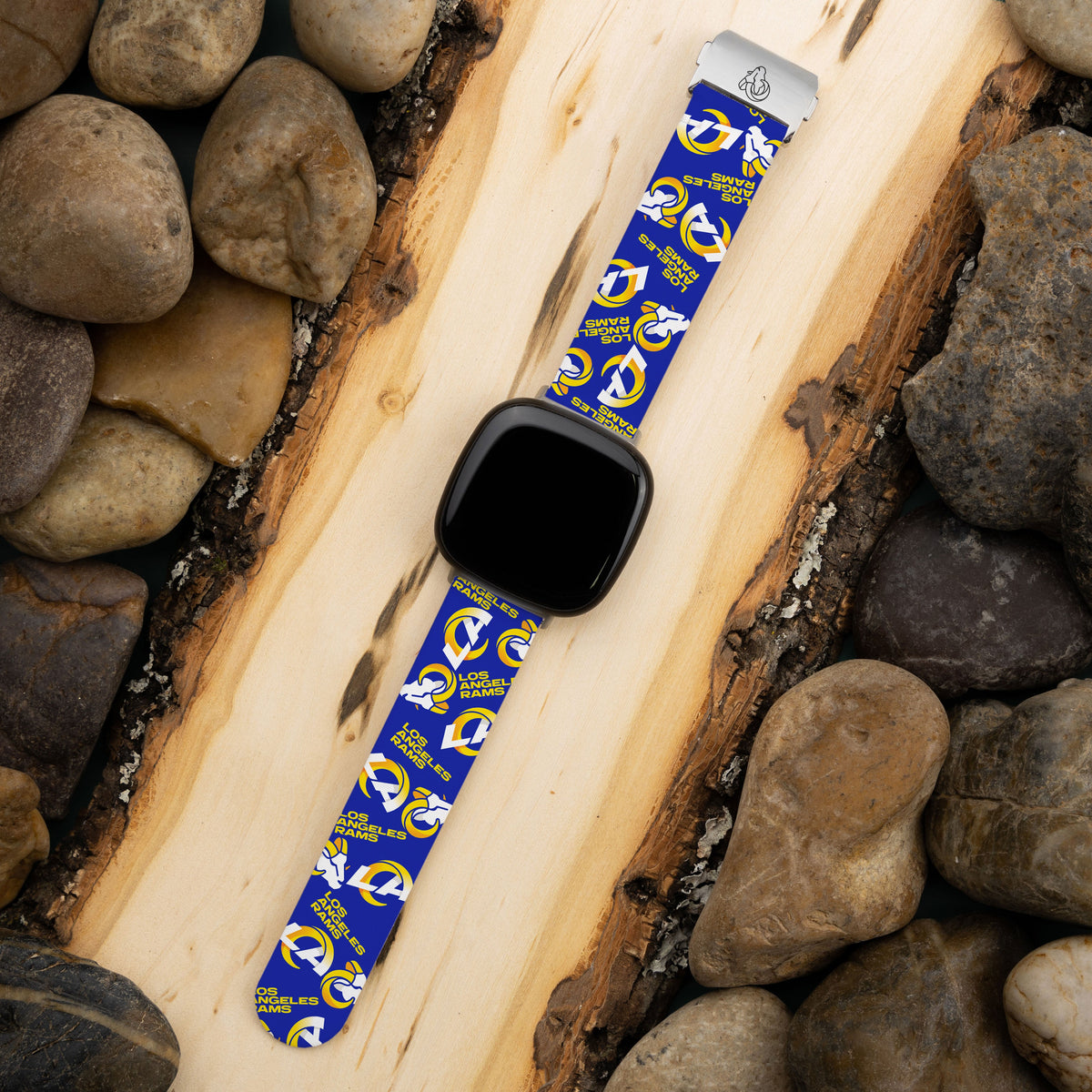 Los Angeles Rams Signature Series Fitbit Versa 3 &amp; Sense 1 Watch Band