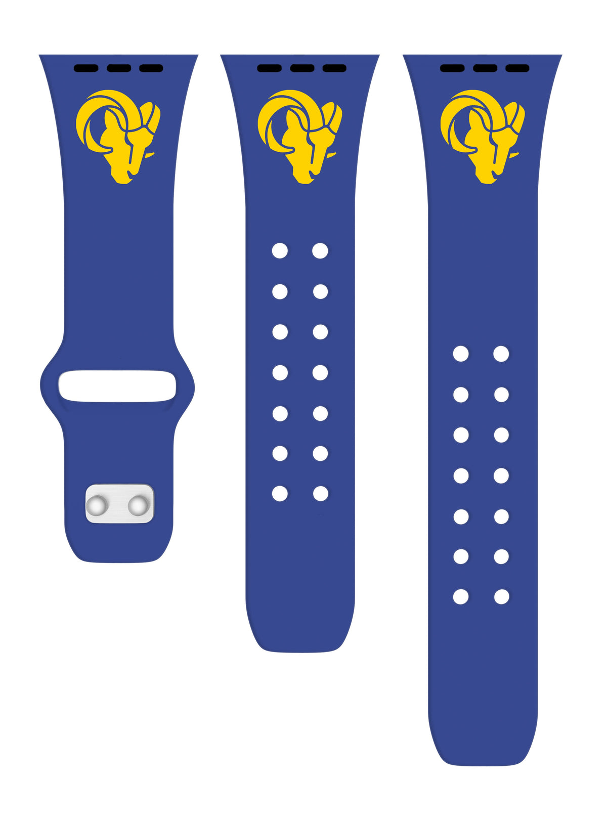 Los Angeles Rams Silicone Apple Watch Band - Game Time