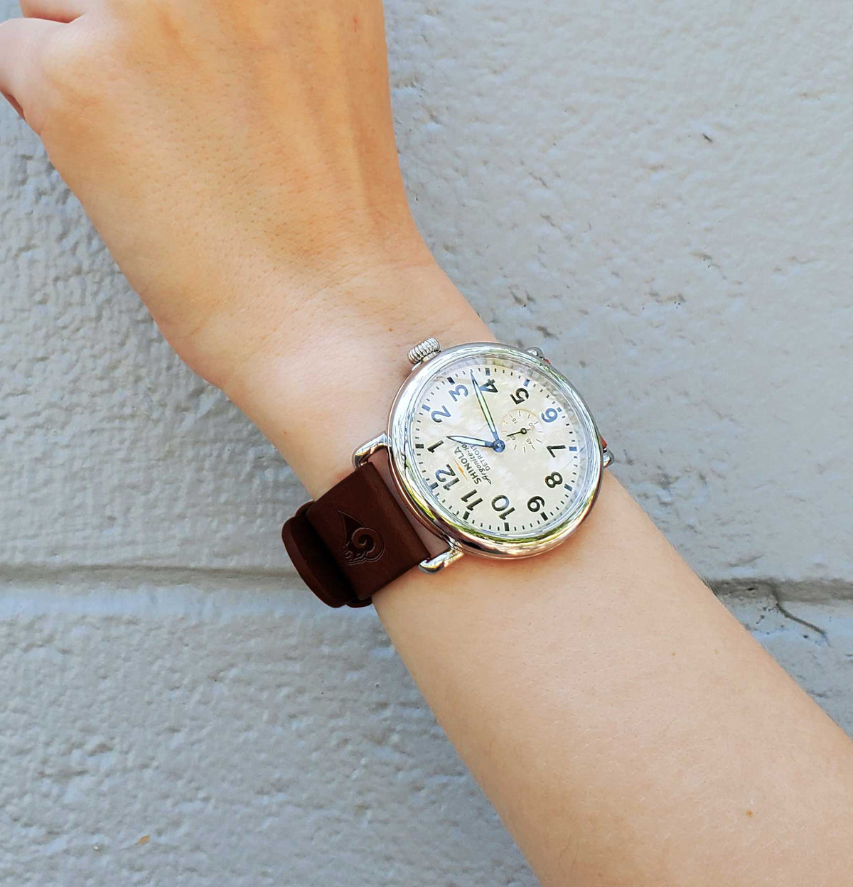 Los Angeles Rams Quick Change Leather Watch Band - USA Sewn - AffinityBands