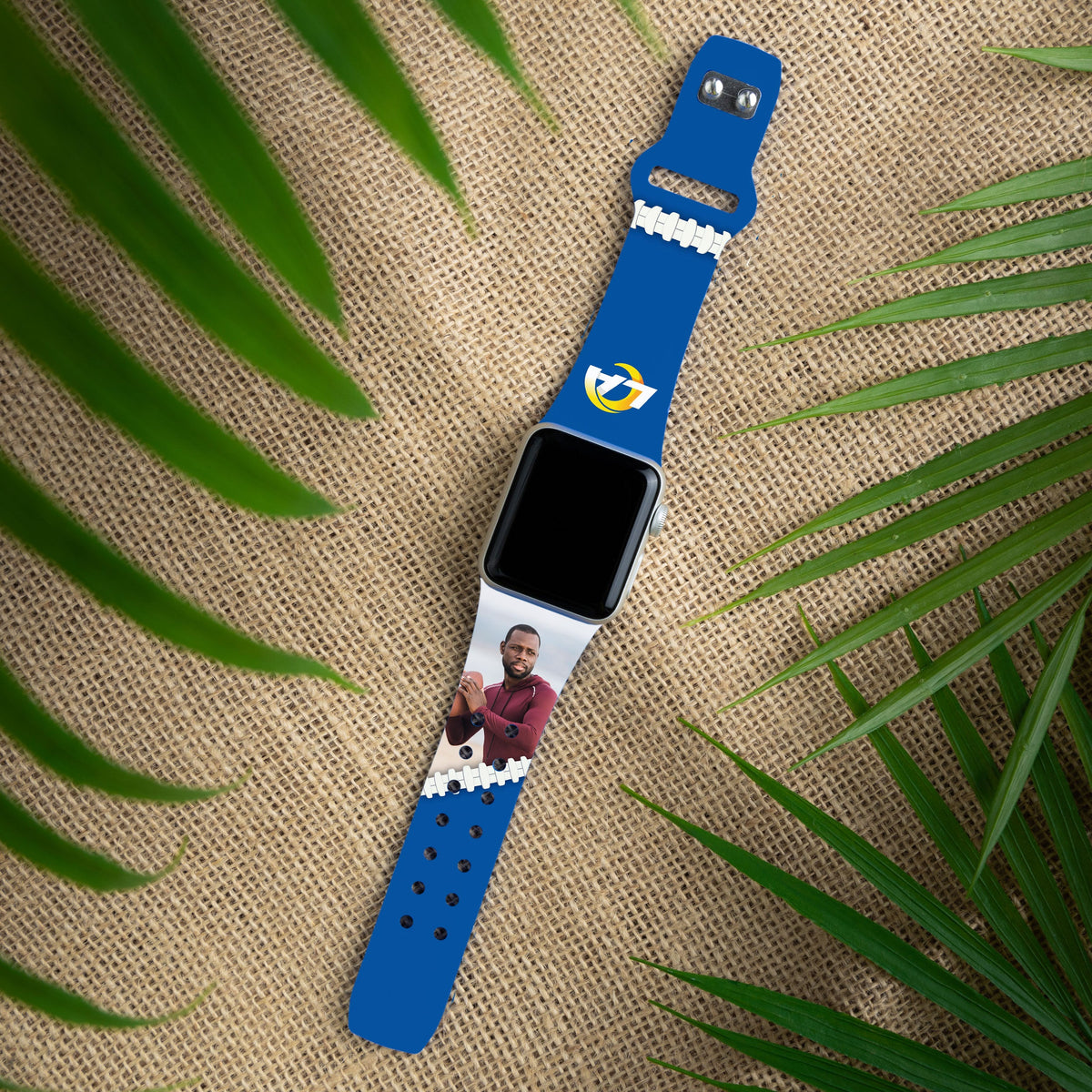 Los Angeles Rams Custom Photo HD Apple Watch Band