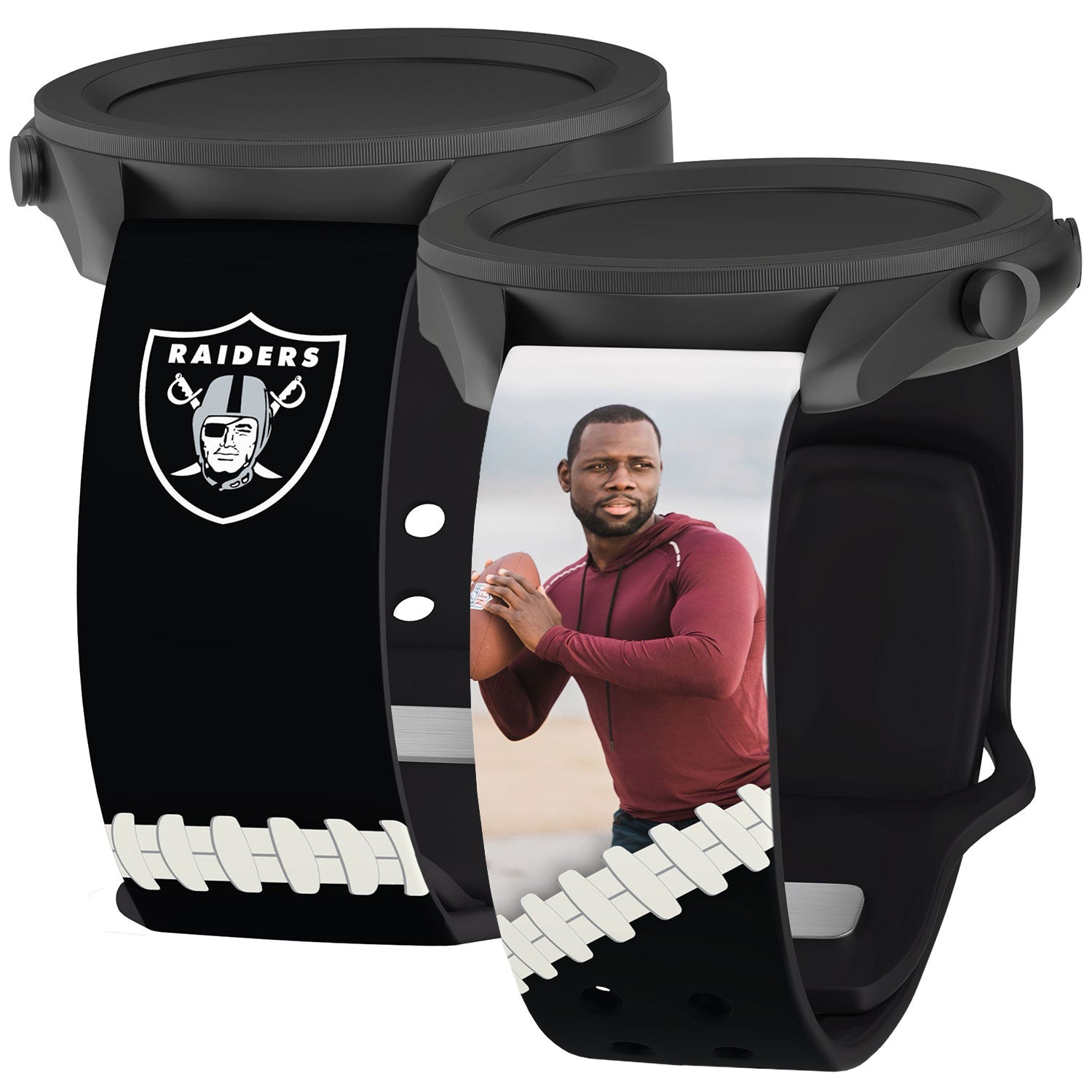 Las Vegas Raiders Custom Photo HD Samsung Galaxy Watch Band